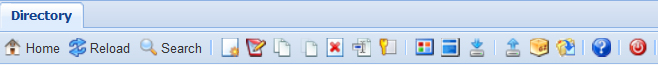 File Manager Toolbar